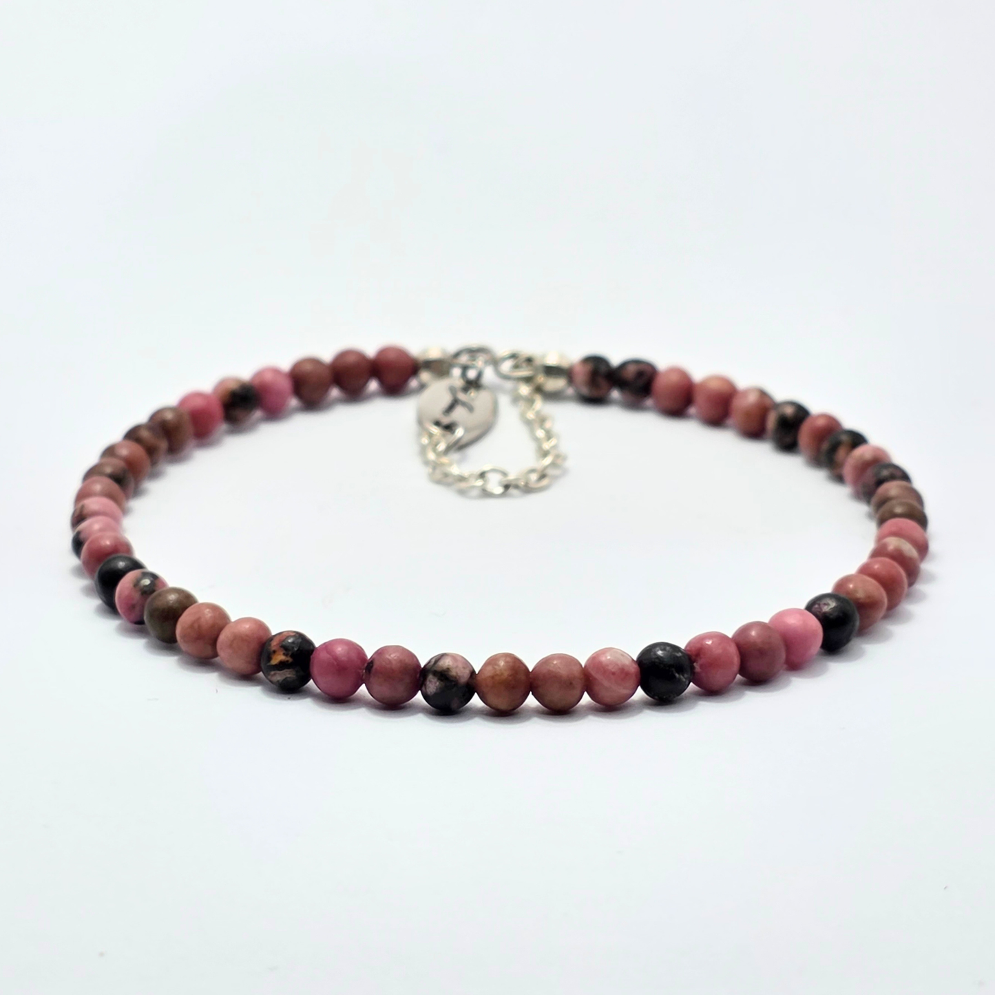 Rhodonite 4mm Single Strand