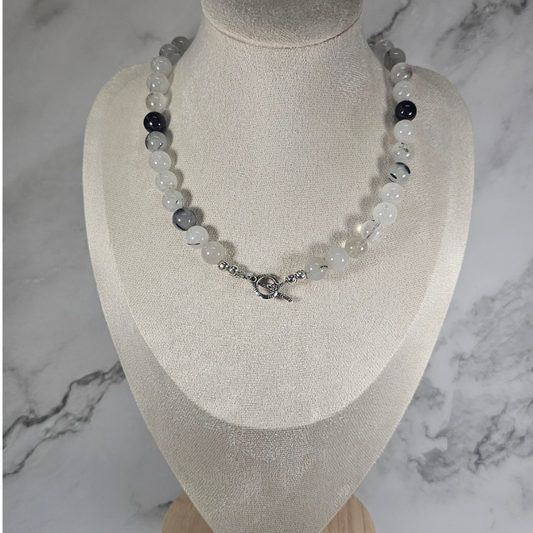 Tourmalated Quartz Necklace- Astarte