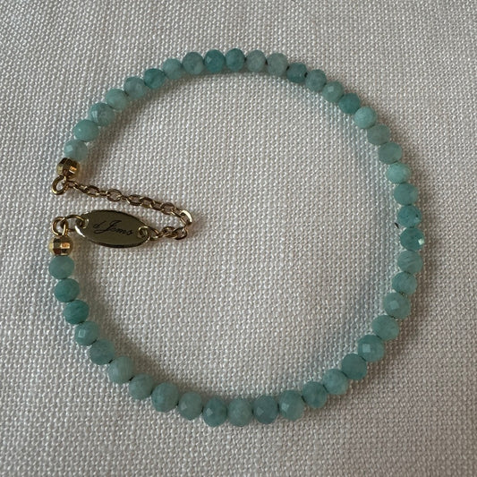 Faceted Amazonite Bracelet