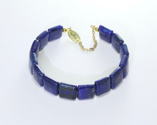 Lapis Lazuli Square Bracelet