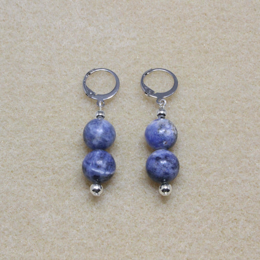 Sodalite Drop Earrings | dJems