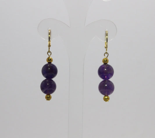 Amethyst Drop Earrings
