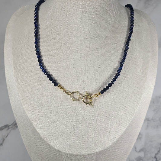 Blue Tiger's Eye Necklace- Aurora