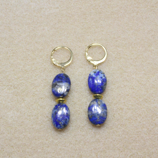 Lapis Lazuli Drop Earrings | dJems