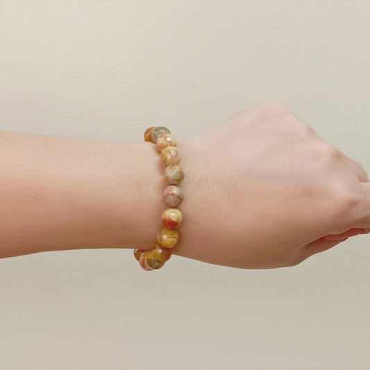 Crazy Lace Agate Bracelet