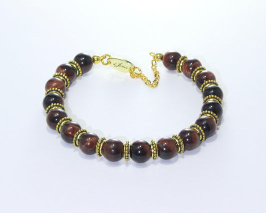 Red Tiger's Eye Bracelet