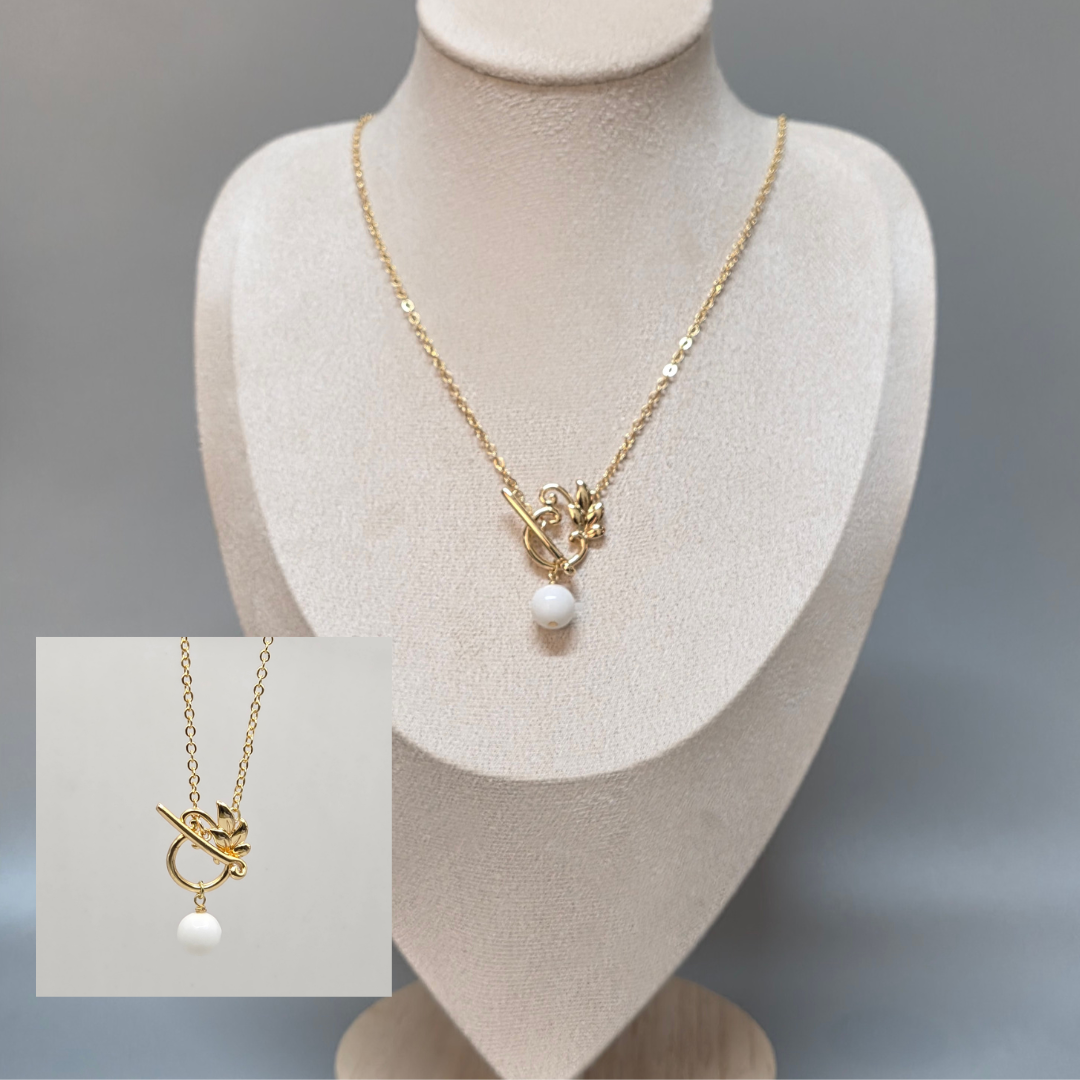 Toggle Leaf Necklace