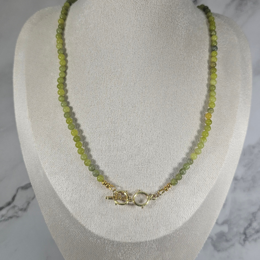 Taiwan Jade Necklace- Aurora