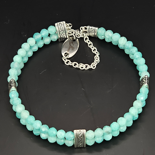 Amazonite Double Strand Bracelet
