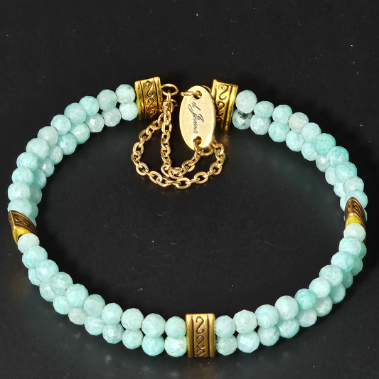 Amazonite Double Strand Bracelet