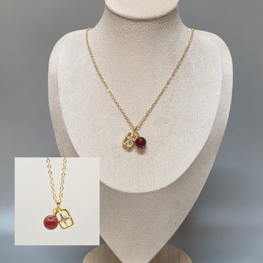 Carnelian with Pendant Necklace