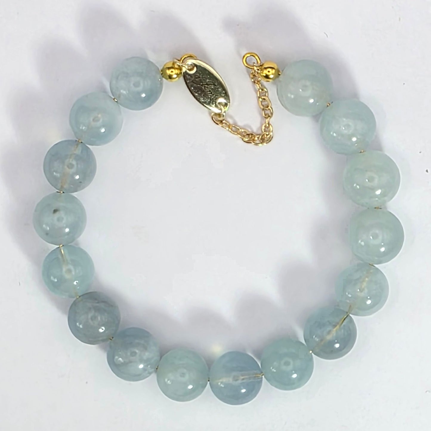 Aquamarine 10mm Bracelets