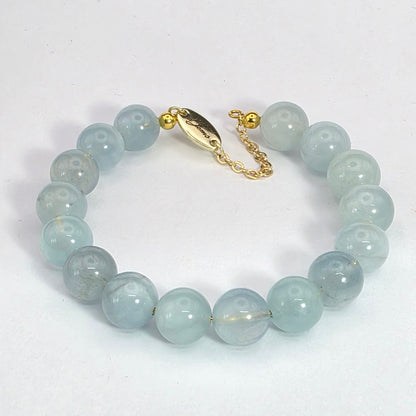 Aquamarine 10mm Bracelets