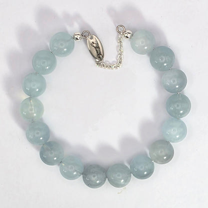 Aquamarine 10mm Bracelets
