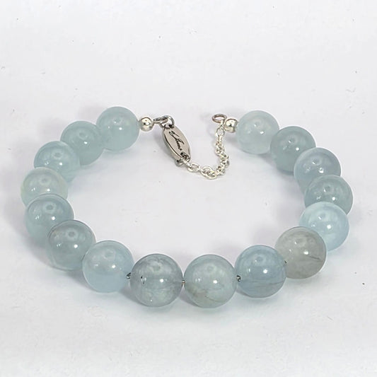 Aquamarine 10mm Bracelets