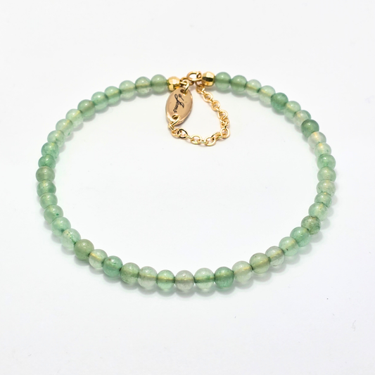 Green Aventurine 4mm Single Strand Bracelet
