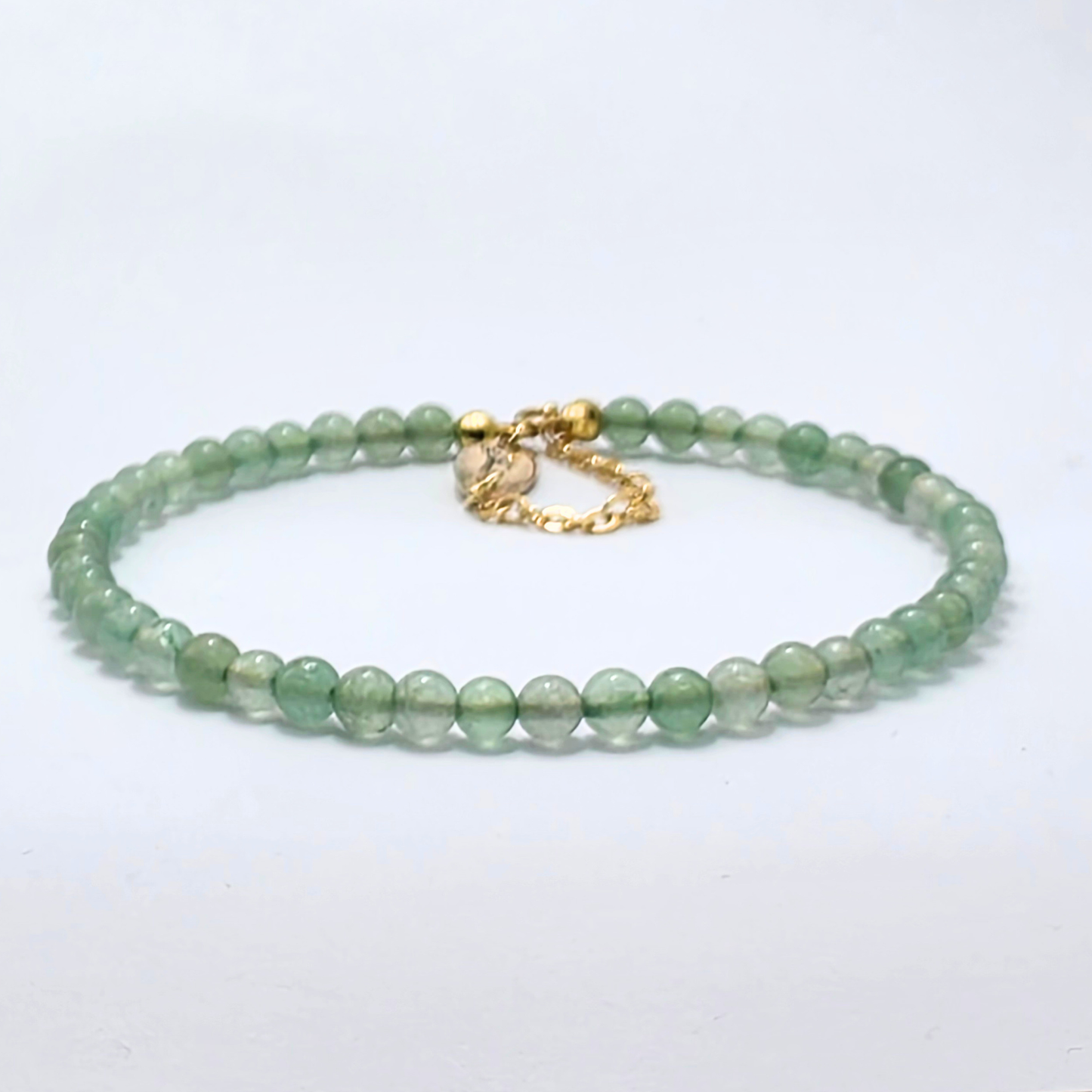 Green Aventurine 4mm Single Strand Bracelet