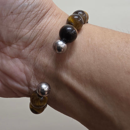 Brown Tiger's Eye Men's Bracelet