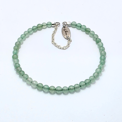 Green Aventurine 4mm Single Strand Bracelet