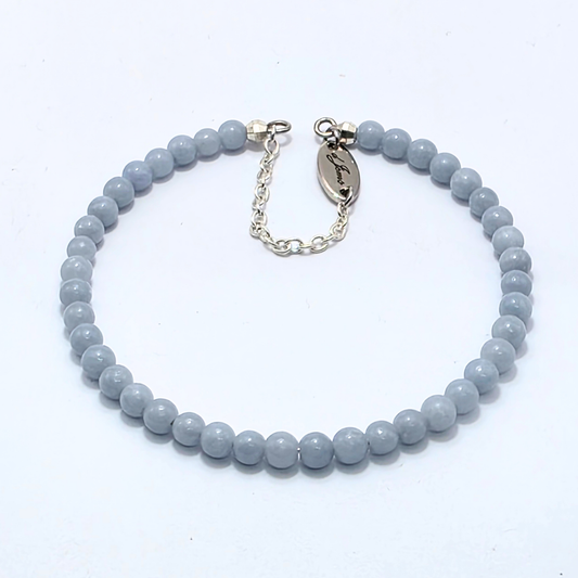 Angelite 4mm Single Strand