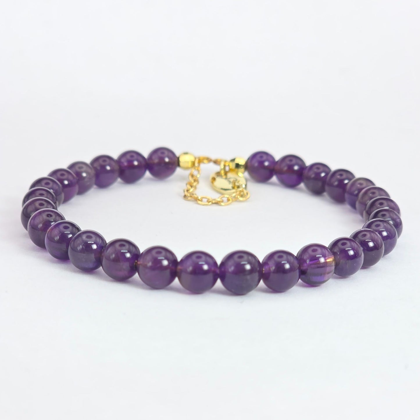 Amethyst 6mm Bracelet
