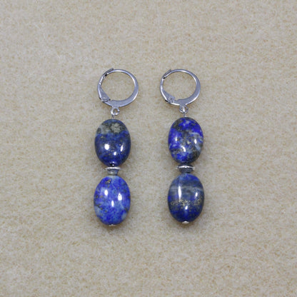 Lapis Lazuli Drop Earrings | dJems