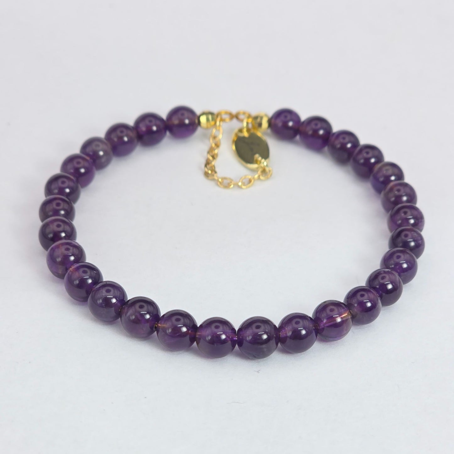 Amethyst 6mm Bracelet