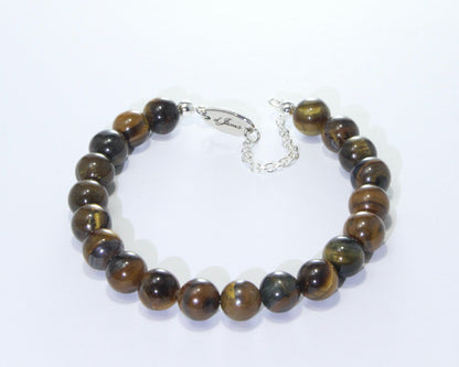 Brown Tiger's Eye Bracelet – Handmade Jewelry by dJems