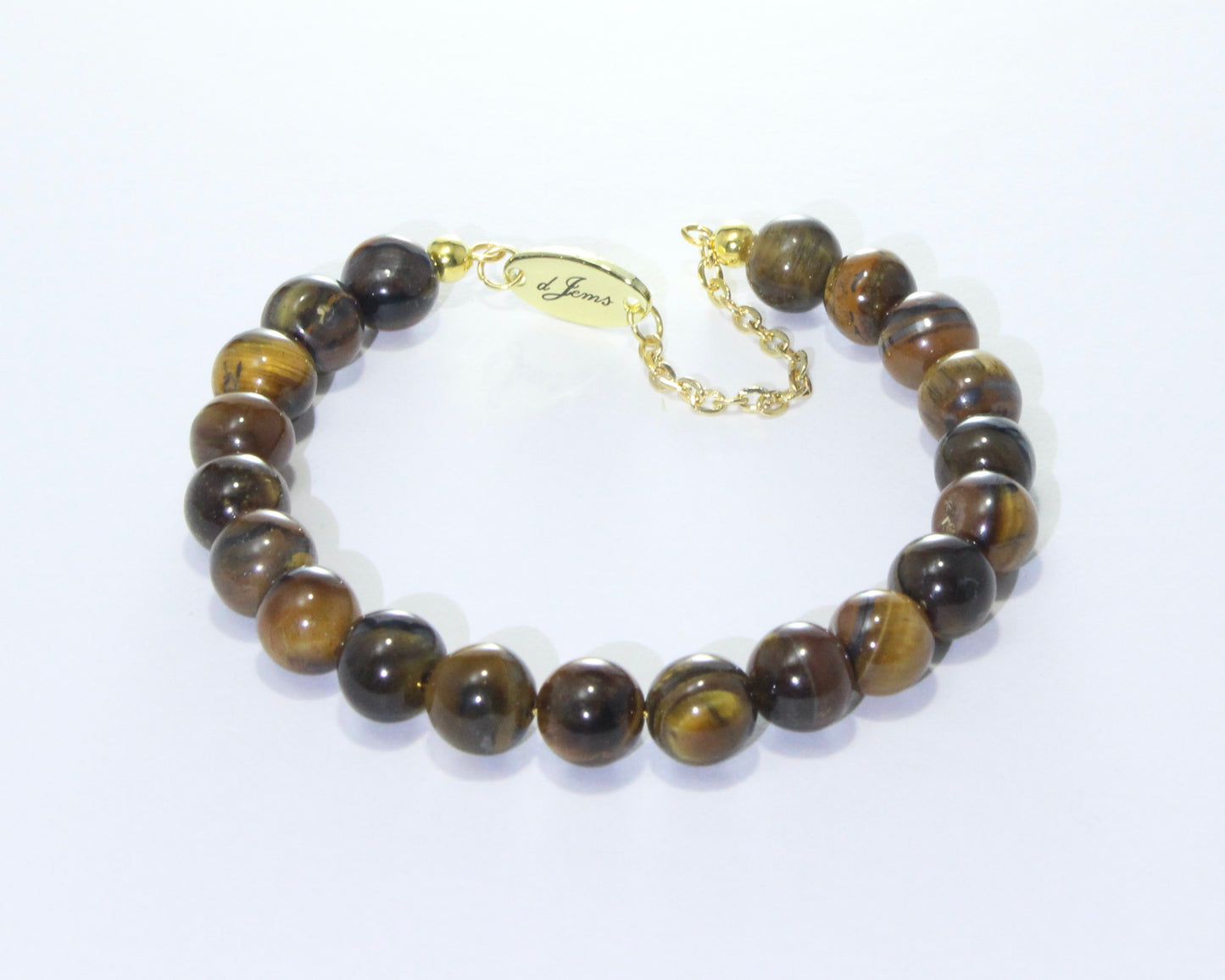 Brown Tiger's Eye Bracelet – Handmade Jewelry by dJems
