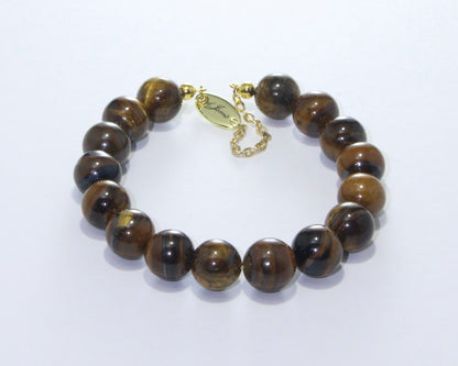 Brown Tiger's Eye Bracelet – Handmade Jewelry by dJems