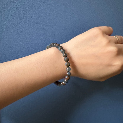 Aqua Blue Jasper Bracelet