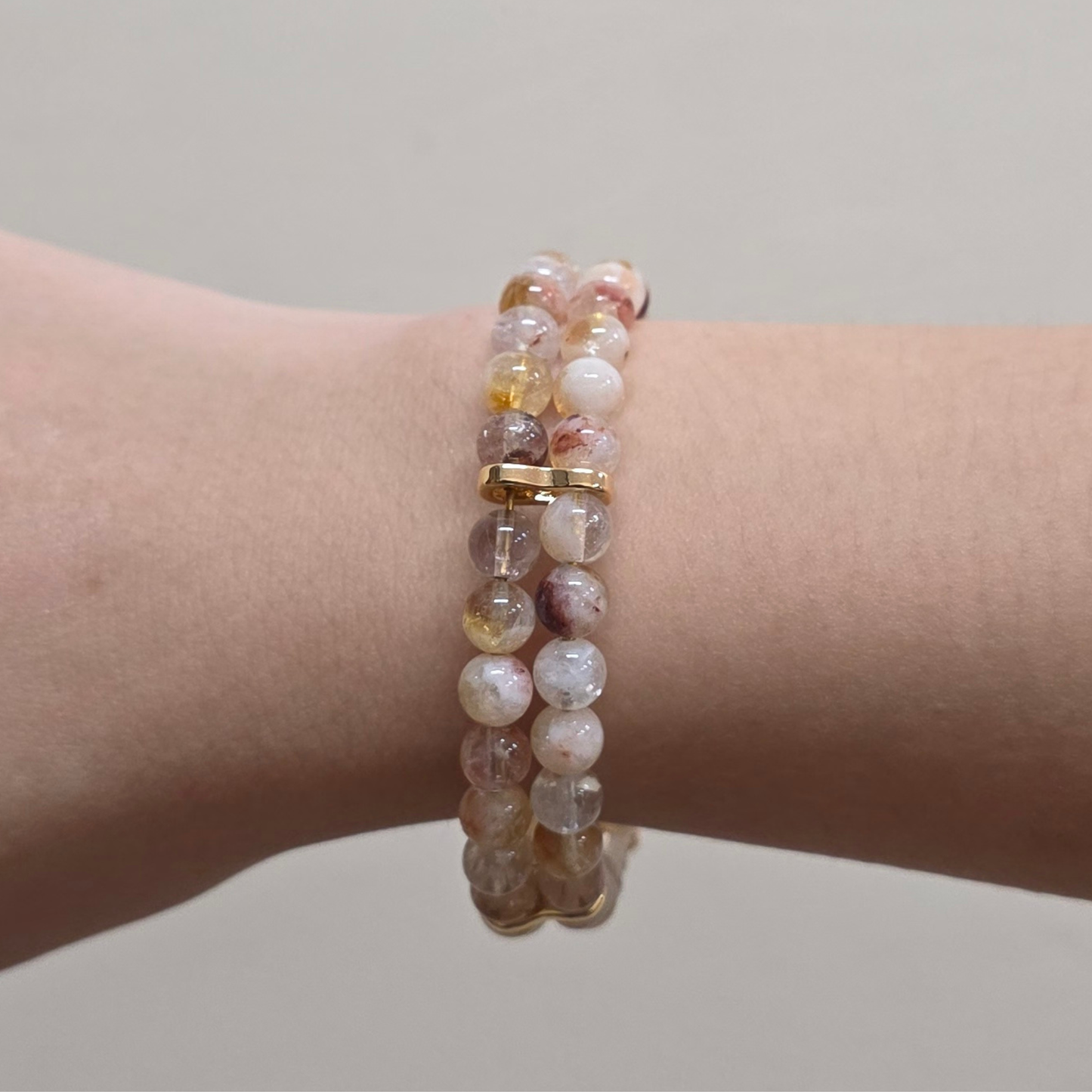Citrine Double Strand Bracelet