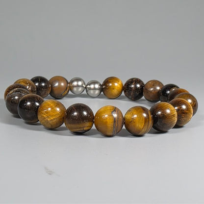 Brown Tiger's Eye Men's Bracelet