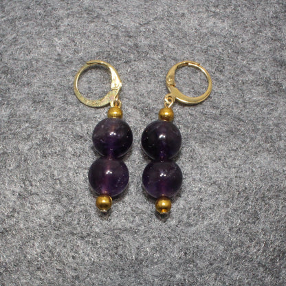 Amethyst Drop Earrings
