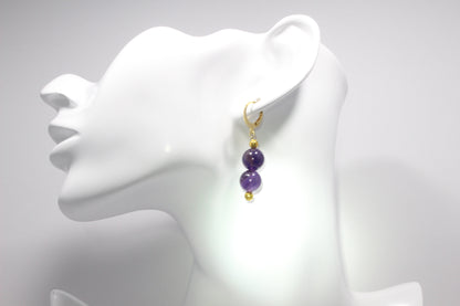 Amethyst Drop Earrings
