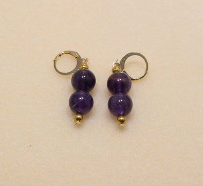 Amethyst Drop Earrings