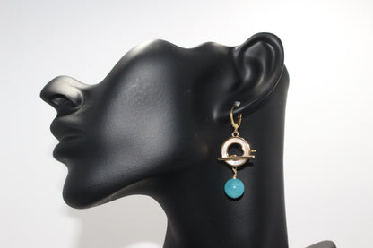 Aquamarine Drop Earring