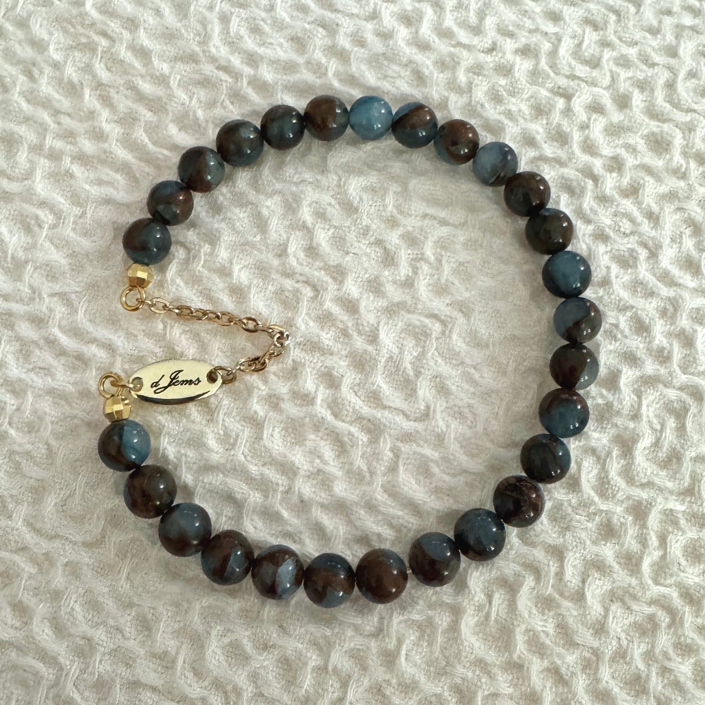Aqua Blue Jasper Bracelet