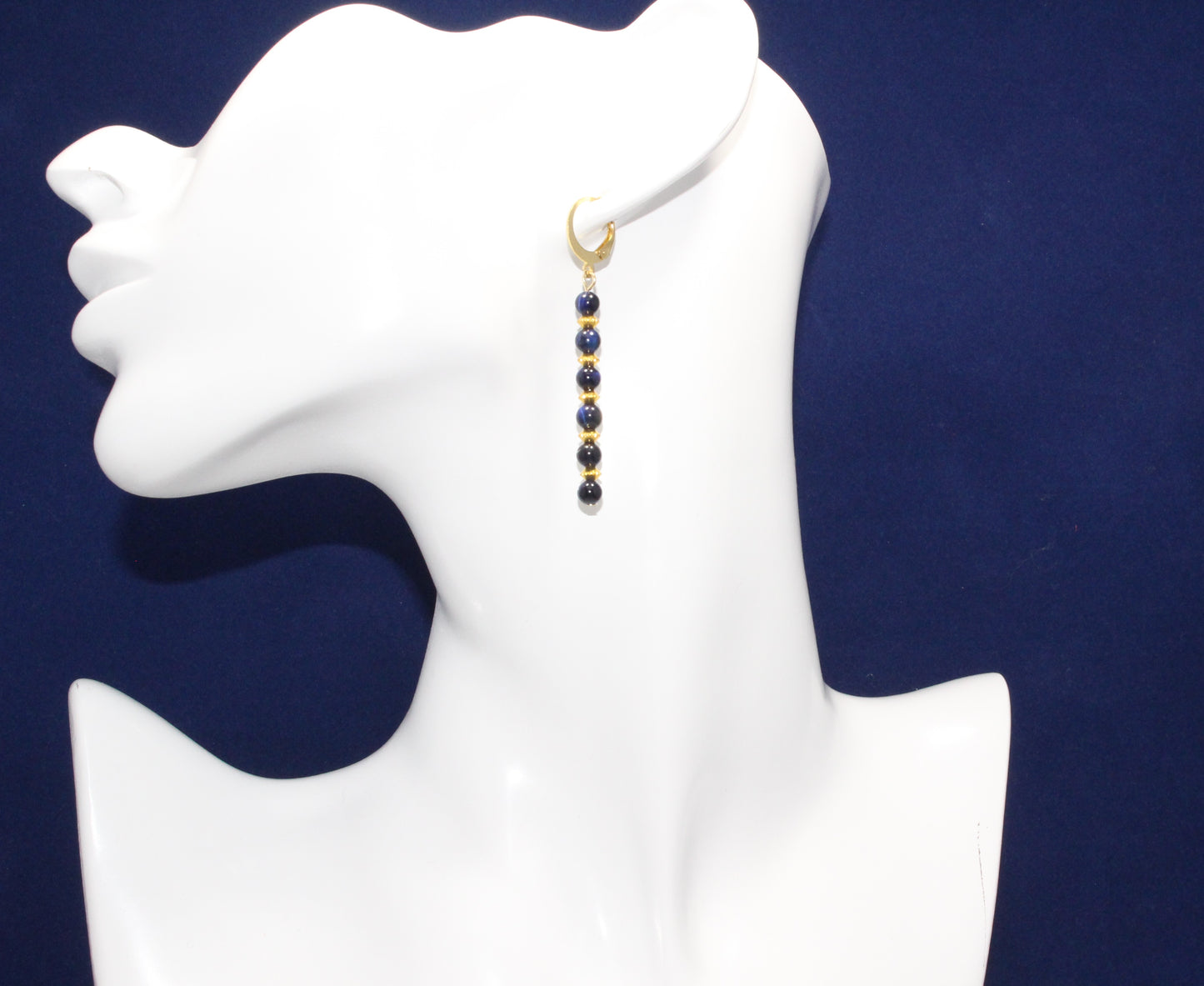 Elegant Sodalite Dangle Earrings