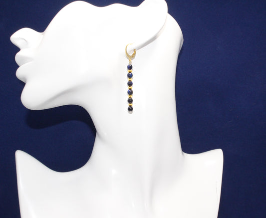 Elegant Sodalite Dangle Earrings