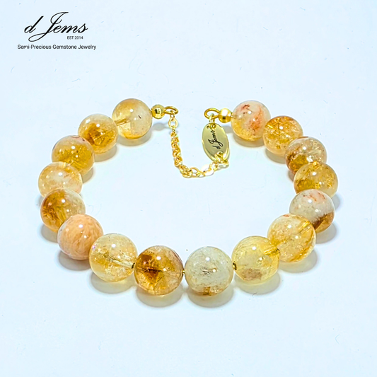 Citrine-10mm-Bracelet