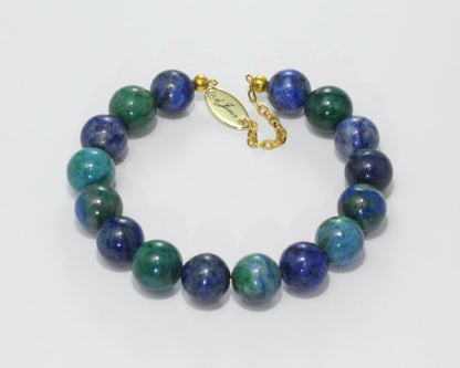 Azurite Bracelet – Handmade Jewelry by dJems