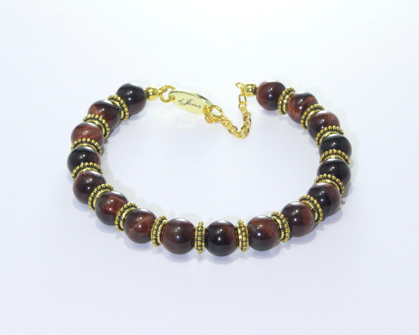 Red Tiger's Eye Bracelet – Handmade Jewelry by dJems