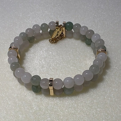 Jade Double Strand Bracelet