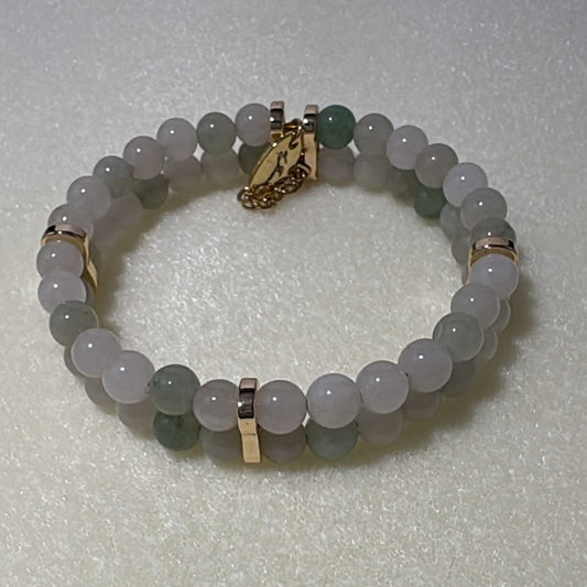 Jade Double Strand Bracelet