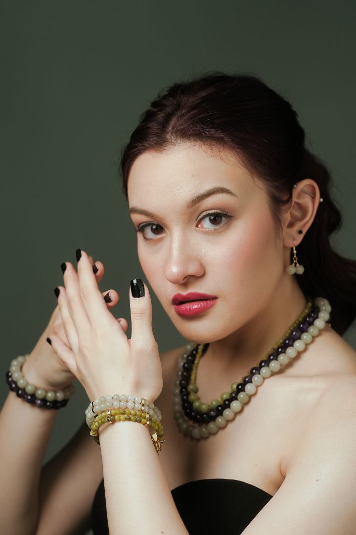 Jade 6mm Double Strand Bracelet