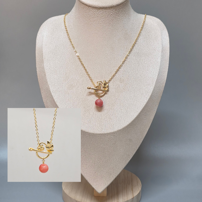 Toggle Leaf Necklace