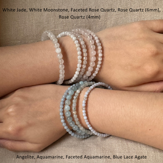 White Moonstone Bracelet